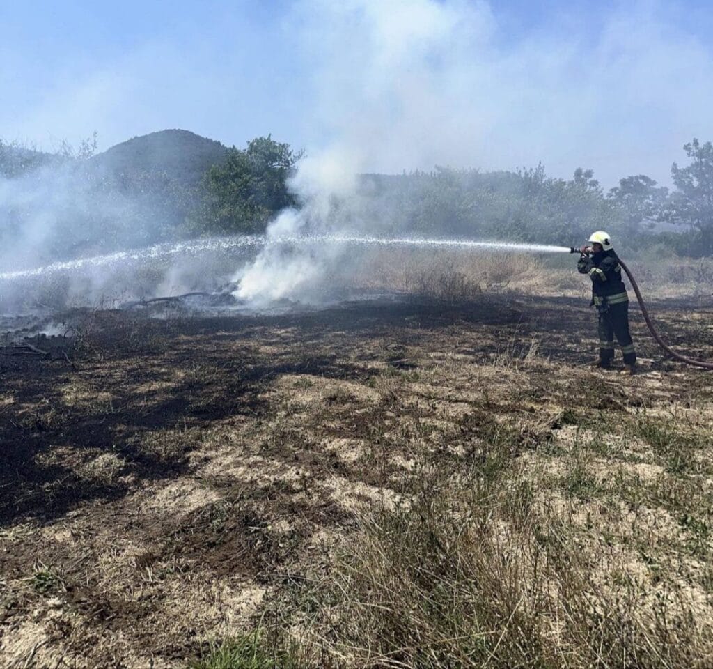 6 Ayda 380 Anız Yangınına Müdahale Edildi 1 itfaiye