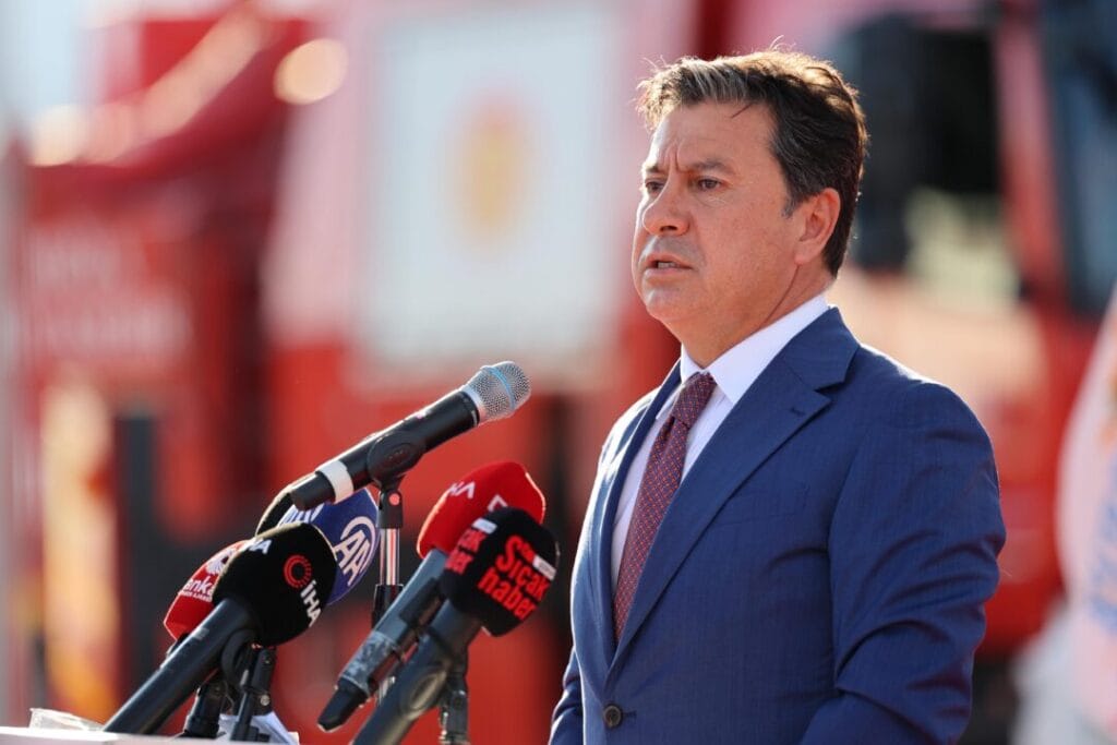 ahmet aras yeni itfaiye binası ağustos 2025