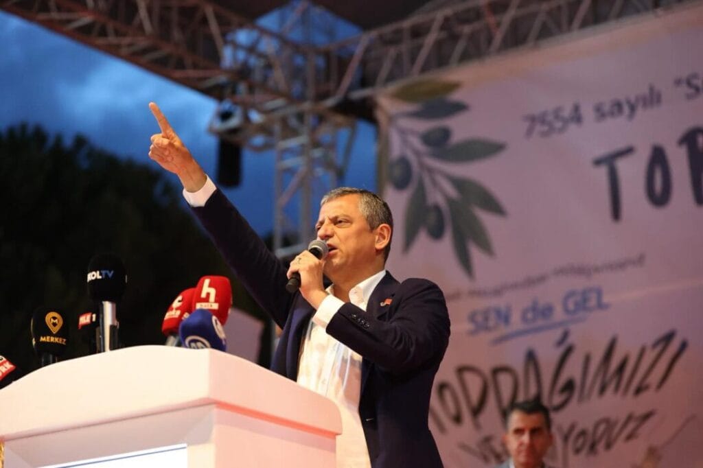 ozgur ozel chp mugla zeytin miting