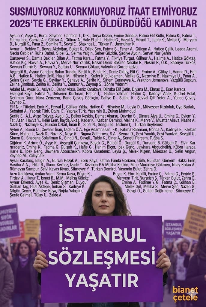 susmuyoruz korkmuyoruz